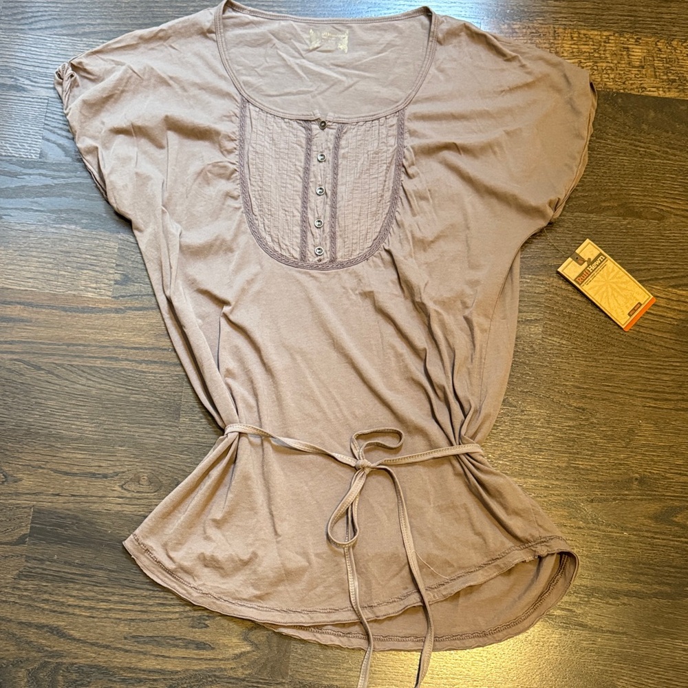 Ruff Hewn Button-Detail Tunic
